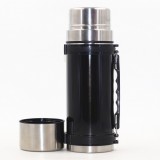 double lid stainless steel travel thermos